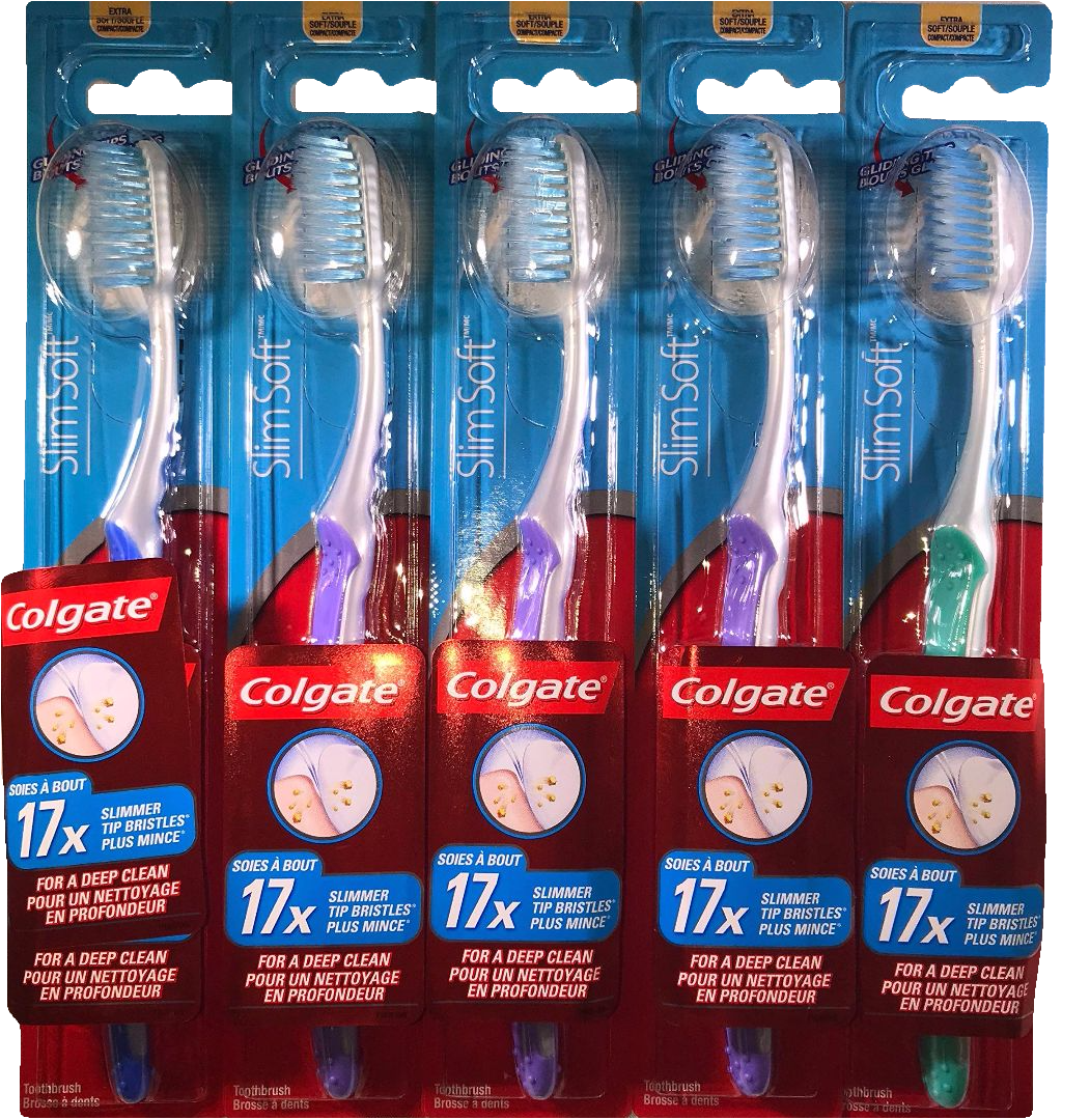 Colgate Slim Soft Advanced Toothbrushes Ultra Soft Value Pack - 1 ea